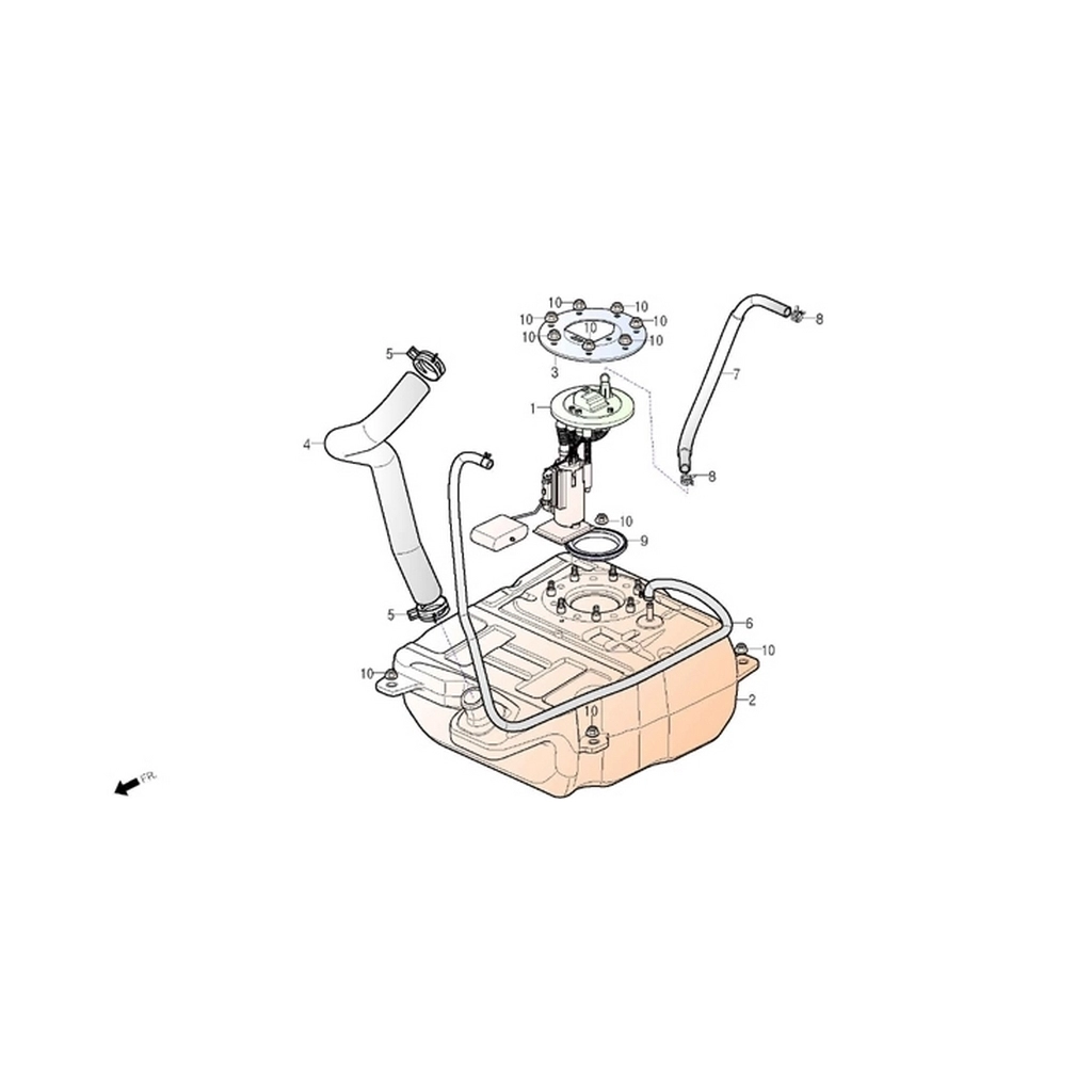 DAELIM SV250 (DL250-S3) YAKIT SAMANDIRA CONTASI #DLS F1509